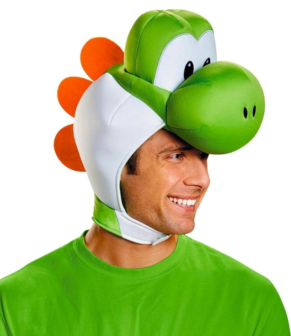 Yoshi Costume Headpiece Super Mario Nintendo Halloween Mask